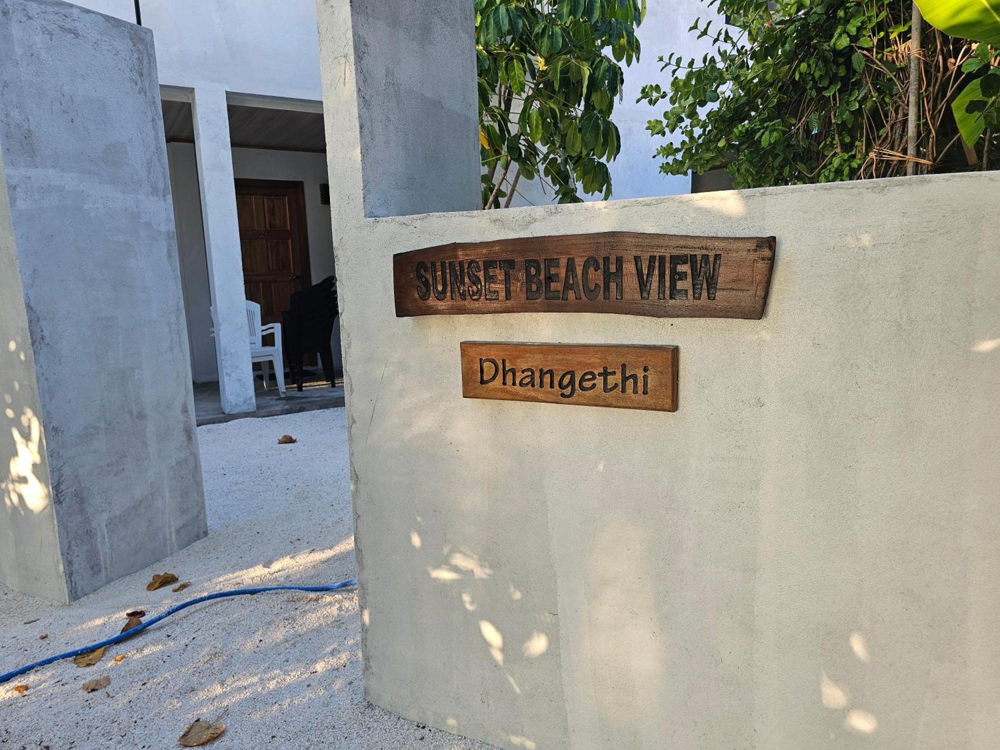 Sunset Beach View Dhangethi Eksteriør bilde